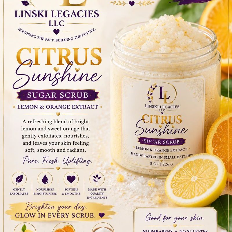 Citrus Sunshine Sugar Scrub