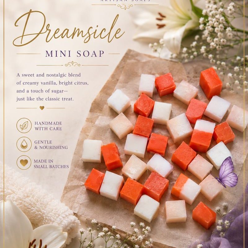 Dreamsicle Mini Soaps