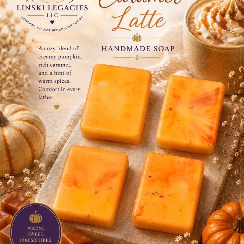 Pumpkin Caramel Latte Soap